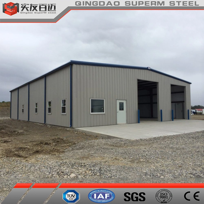 Insulation Sandwich Panel Prefab House Prefabricated Steel Structure Building Construction Material Price Sorage Warehouse Truck Garage with Carport Shed