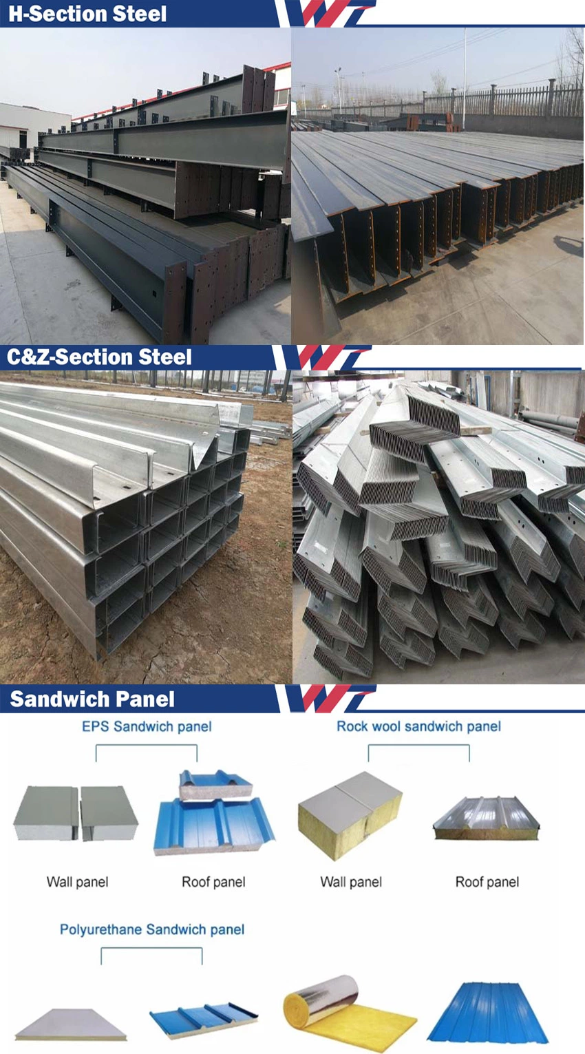 New Sandwich Wall Panel Steel Structure Garage Metal Garage