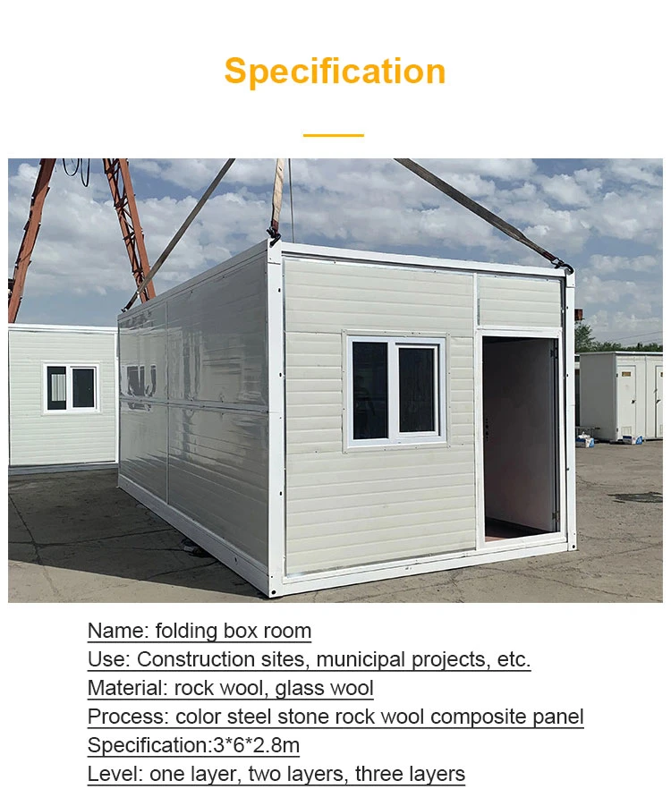Modern Design Folding Container House with Favorable Price Movable Prefabricated House