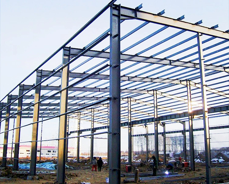 Prefabricated Plant/Hangar/Warehouse/Shed Steel Material Factory Engineered Sheet Structure Workshop Car Parking Carport Garage with Metal Frame