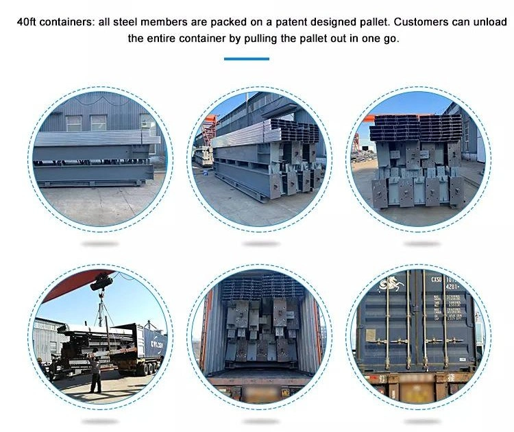 Galvanized Prefabricated Logistics Steel Structure Storage