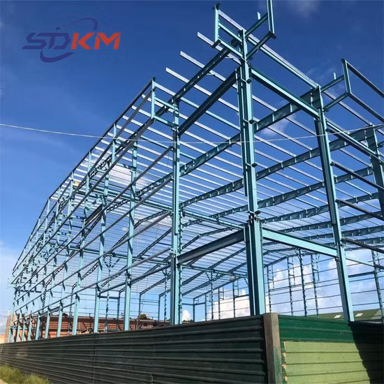 Prefabricated Construction Building Material Hangar Steel Structure Prefab Low Cost Warehouse